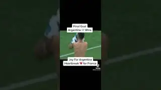 Final goal Argentina wins #short #shortvideo #reels #tiktok #india #fifa #football