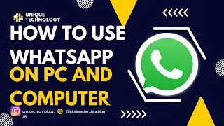 How to use Whatsapp on Pc and Computer 👍 ❤️