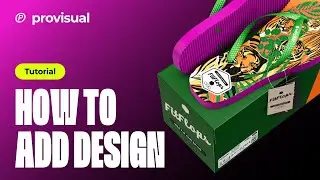 Provisual Tutorial: How to Edit a 3D Flip Flops with Box Mockup