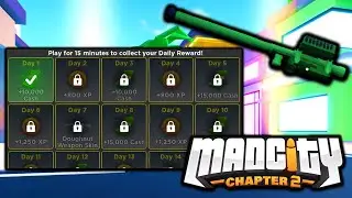 Mad City NEW STINGER GUN and DAILY REWARDS