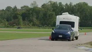 Tesla Model Y vs. 5,000 lbs of Camper: The Ultimate EV Towing Test!