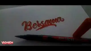Calligraphy using Brush Pen