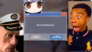 Azur Lane, But Their Is A Server Maintainance