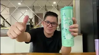 Review Tumbler Starbucks Korea Edisi Bunga Hijau