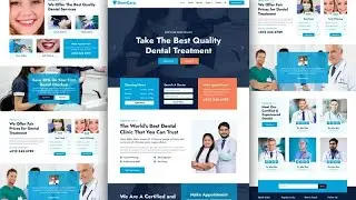 Free hospital website using html and css | hospital website | hospital website template 