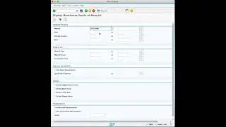 3. Review Material Inventory using T-code: MB52