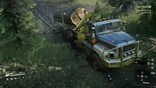 Snowrunner(Grainwoods River)Fallen Titans Mission(End Of Snowruuner Last Mission Last Part)4K Gaming