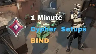 Quick Cypher setups on Bind Valorant