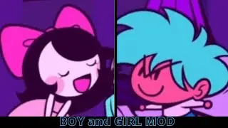 Boy And Girl FNF Mod | Twinsomnia remastered (FC, All Songs)