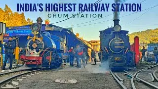 India's highest Railway Station & world highest Heritage Railway Station | GHUM.