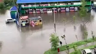 Уссурийск ушел под воду - тайфун 