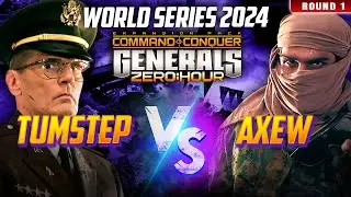 🔴 LIVE | C&C Generals Zero Hour World Series 2024 | Tumstep vs Axew | Round 1