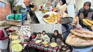 Kışa hazırlık oturma odasına sobayı kurduk kıymalı pide
