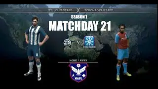 NAPL Season 1 MD21 - St. Louis Stars (7th / 31 points) vs Toronto Blizzard (8th / 31 points)