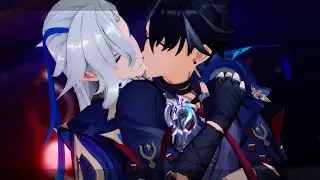 (MMD Genshin Impact) Trouble Maker (트러블메이커) -Now ( Neuvilette / Wriothesley)