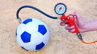Experiment: Air Compressor vs Soccer Ball