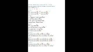 Bee Gees: HOLIDAY - Original & In Sync LYRICS & CHORDS - Free* TAB: DairyBeat: