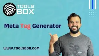 How To Use Meta Tag Generator | WWW.TOOLSBOX.COM