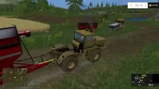 Farming Simulator Простоквашино # 3 на тракторе.