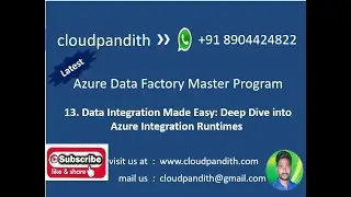 13. What is Integration runtime in azure data factory and Types of Integration Runtime with Usecases