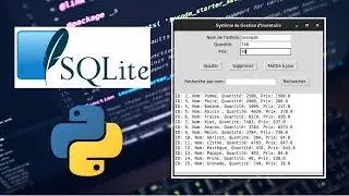 Créer un Système de Gestion d'Inventaire en Python avec Tkinter | Tutoriel Complet