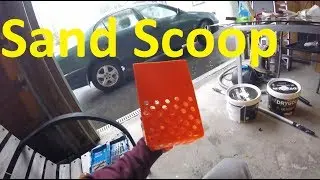 Metal detecting - How to make your own sand scoop