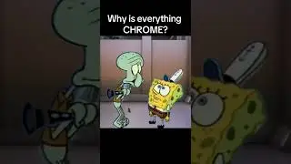 Why is everything chrome? #fortnite #gaming #spongebob