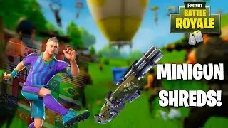 Minigun Shreds!! - Fortnite Battle Royale Gameplay - 13 Kills!!