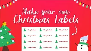 How to make Christmas labels in Google Docs?