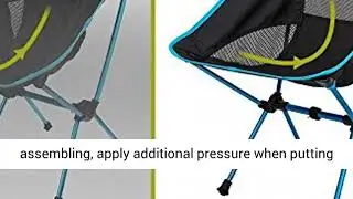 Sunyear Lightweight and Foldable Camp Chair- Portable- Breathable and Comfortable-Perfect for Hiking