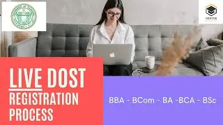 Degree Admission in Telangana Universities  Live Registration Explanation DOST Registration Process