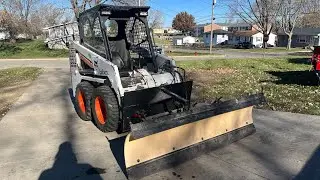 New Plow For My Skid Steer!