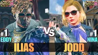 Tekken 8 🔥 ILIAS (#1 Ranked Eddy) vs JODD (#1 Ranked Nina) 🔥 High Level Gameplay