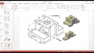 AutoCAD 2015 İzdüşüm ve Görünüşler Dersi 9-2 / Görünüş Çıkarma Örnek Uygulama