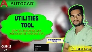 22 UTILITIES TOOLS  |AUTOCAD|HINDI|