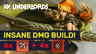 INSANE DMG Build! 6 Hunters 4 Savages Deadly Combo! | Dota Underlords