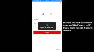 How to Edit the Domain Dame on Web and Hik Connect APP with audio