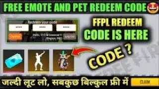 Pro League LIVE Watching Milestone & Redeem Code Is Here🤩 | Free Fire Rockie Pet Redeem Code Is Here