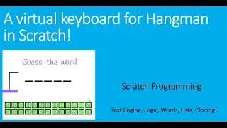 How to create a virtual keyboard in the HANGMAN game?