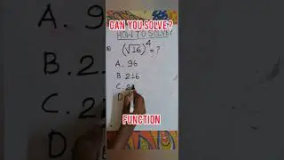 how to solve the square root function quadratic solution #maths #shortvideo