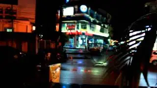 Bar in Patong, Thailand - The bottle of Rum arrives