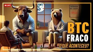 BITCOIN em Perigo? 🔴Análise AO VIVO do Mercado!