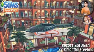 AR Tour: Resort Spa Akoni 🌴🔆 By Simantha Freeland | Diseño de Suscriptor 💕 #thesimsfreeplay