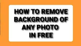 How can I remove a background from a picture?
