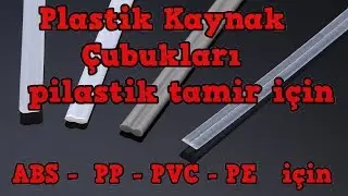 50 adet Plastik tamir Kaynak yapıştırma  Çubukları elektrod eriyen pilastik tamir için tampon Kabuğu