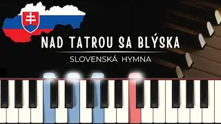 Slovenská hymna - Nad Tatrou sa blýska | tutoriál + noty pre klavír + MIDI