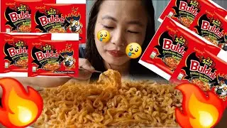 Extreme spicy🔥 noodles mukbang so hot almost quit🌶(spicy noodles)