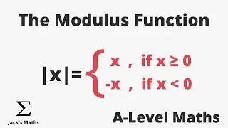 Introduction to the Modulus Function | A-Level Maths