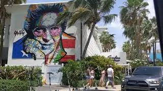Drive by Condado Beach Puerto Rico