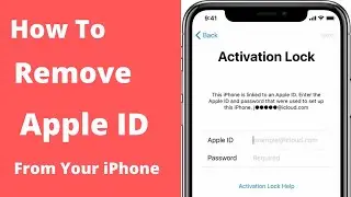 How To Remove Apple ID From Your iPhone|||| Remove Apple ID Easily